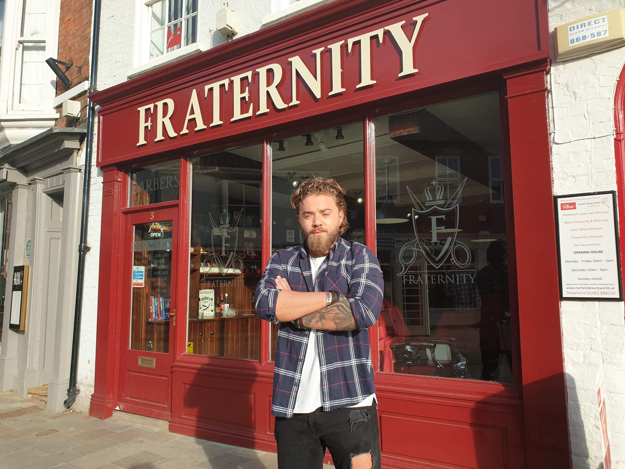 BEVERLEY’S NEWEST BARBER KEEN TO CREATE A ‘FRATERNITY’ IN WEDNESDAY MARKET