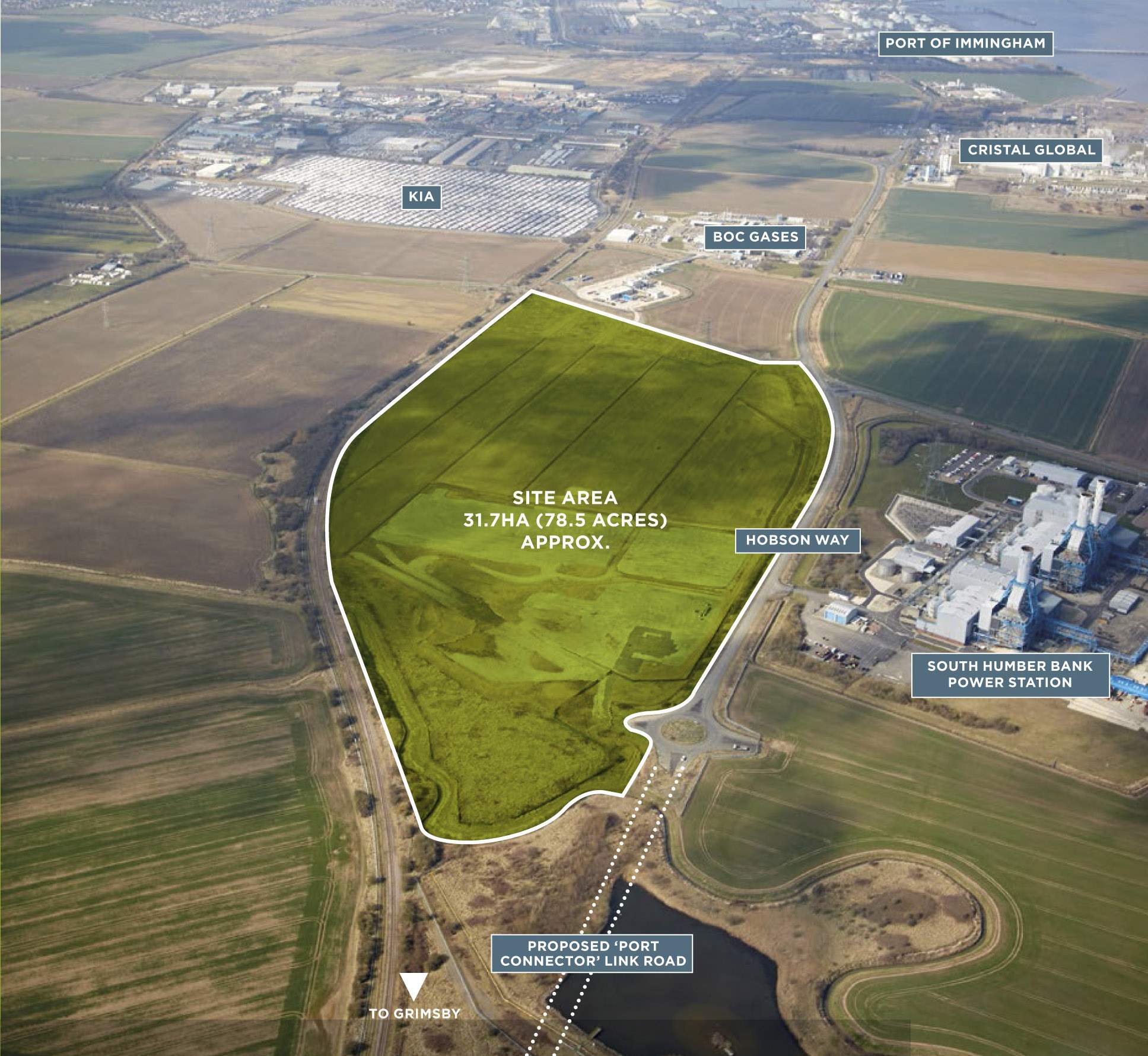 PORTLINK 180: 78.5 ACRE INDUSTRIAL DEVELOPMENT SITE CAN ACCOMMODATE 2,000 EMPLOYEES